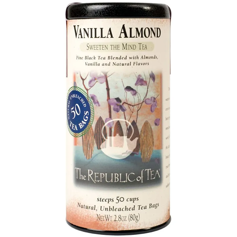 Republic Vanilla Almond Black Tea Bags 50ct.