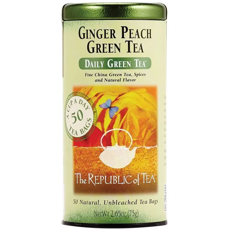 Republic Ginger Peach Green Tea Bags 50ct.
