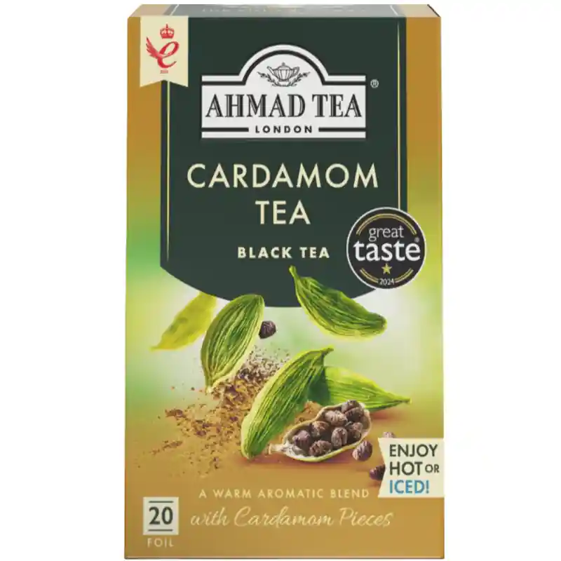 Ahmad Cardamom Black Tea Bags 20ct.