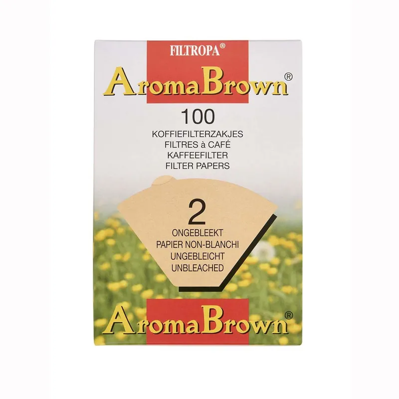 Filtropa Unbleached Coffee Filters Size 2