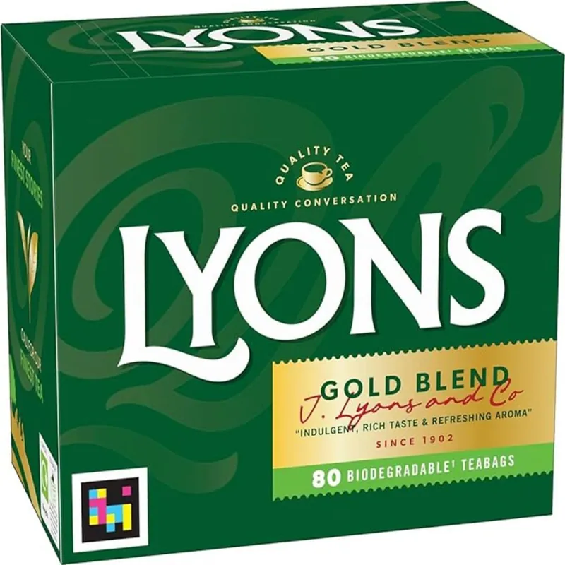 Lyons Gold Blend Tea Bags 80ct.