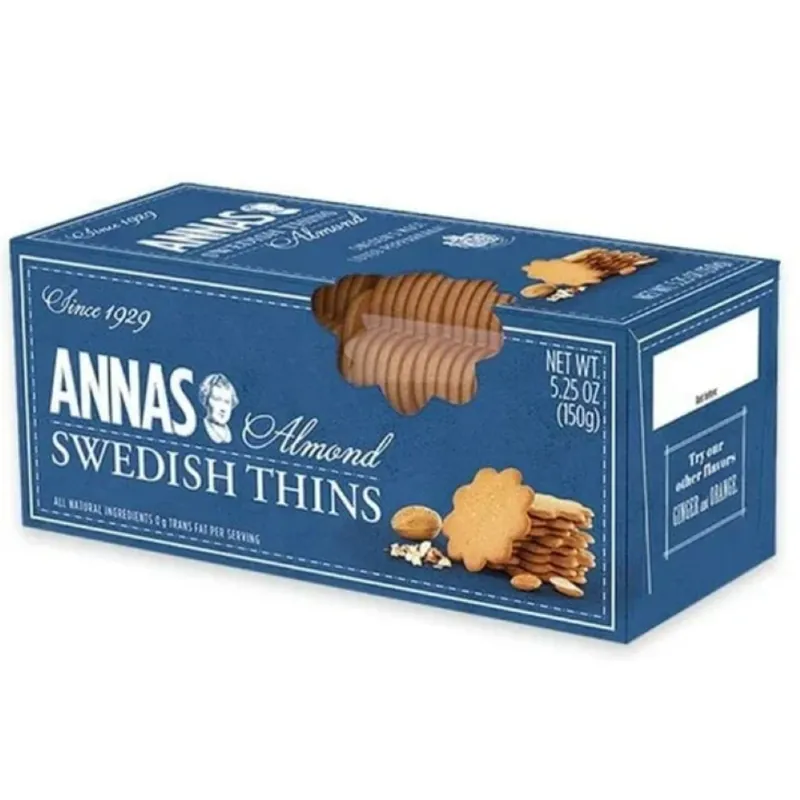 Anna‘s Almond Thins Swedish Cookies