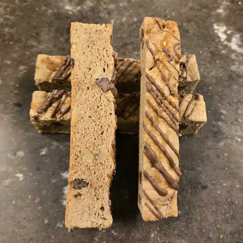 Caramel, Chocolate and Cinnamon Biscotti - 2 Per Package