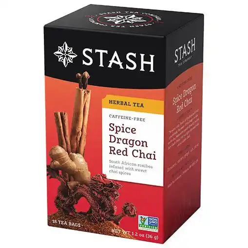 Stash Spice Dragon Red Chai Herbal Tea 18ct.
