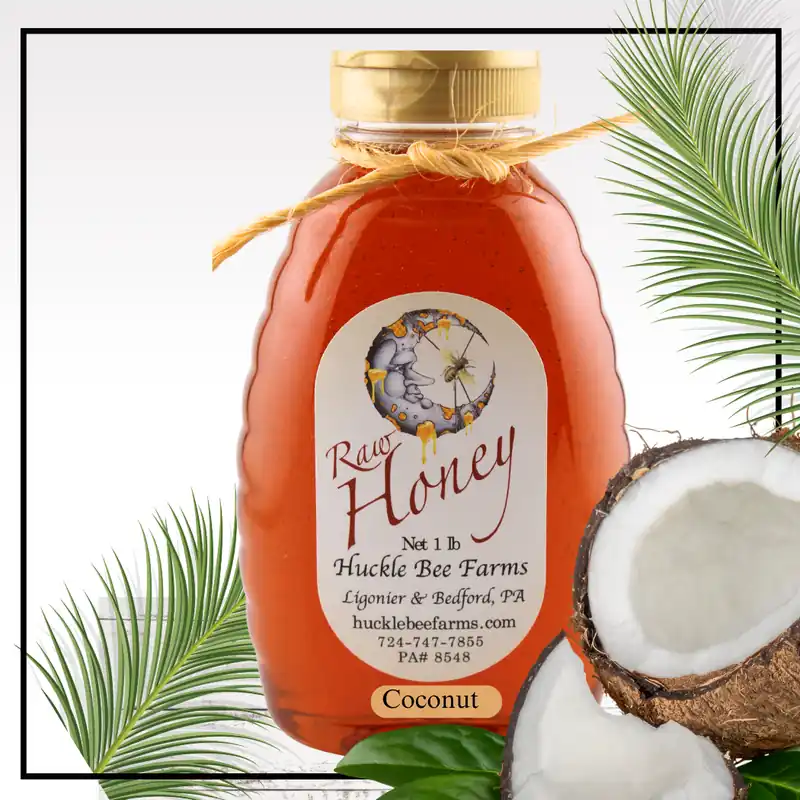 Coconut Infused Honey 1lb.
