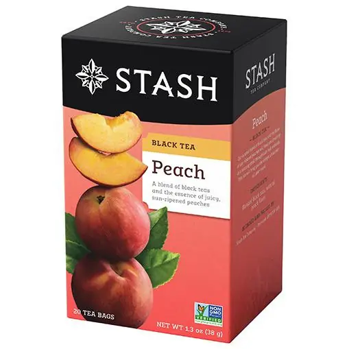 Stash Peach Black Tea Bags 20ct.