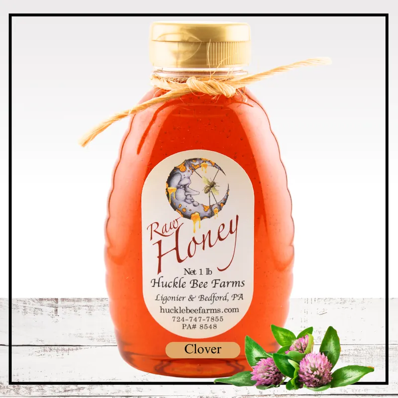 Raw Clover Honey 1lb.