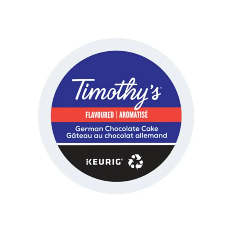 Timothy‘s German Chocolate Cake K-Cup® Pods (Box of 24)