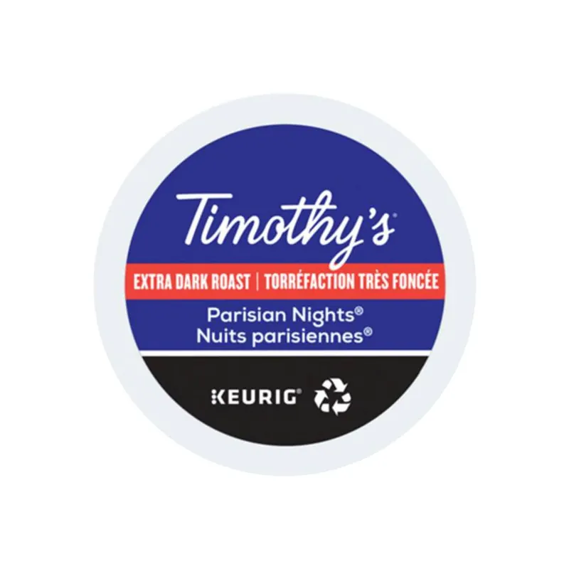 Timothy‘s Parisian Nights K-Cup® Recyclable Pods (Box of 24)
