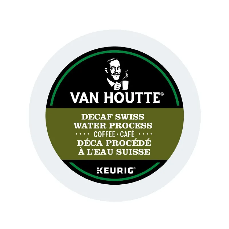 Van Houtte Decaf. Fair Trade Swiss Water Organic K-Cup® Recyclable Pods (Box of 24)