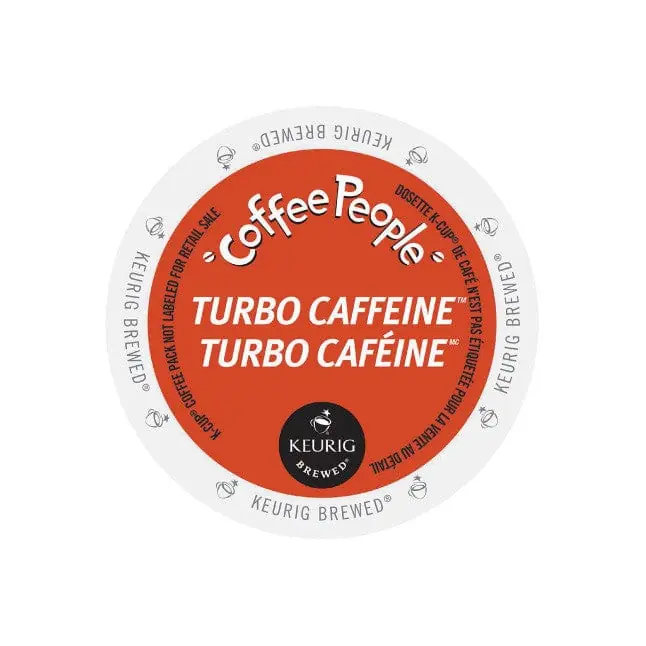 Coffee People Jet Fuel/Turbo Caffeine K-Cup® Pods (Box of 24)