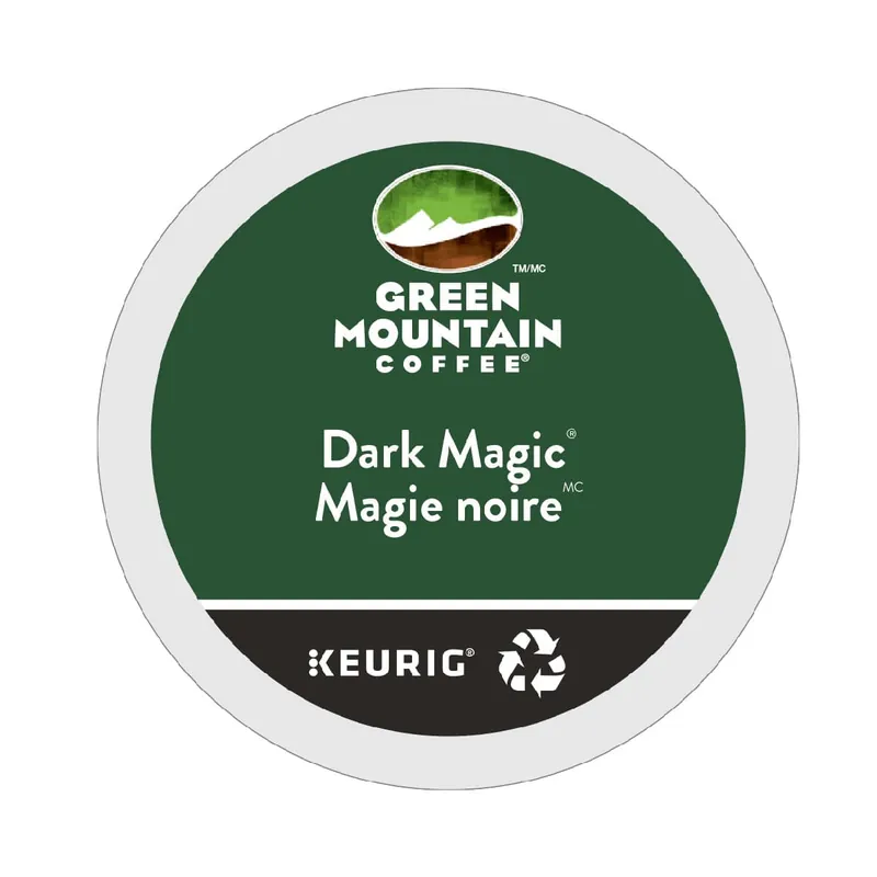 Green Mountain Dark Magic K-Cup® Recyclable Pods Best Before June 13, 2025 (Box of 24)