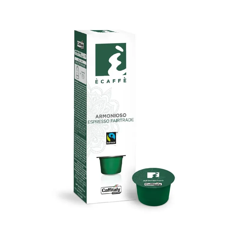 Caffitaly Ecaffe Fairtrade Armonioso Espresso Coffee Capsules - Discontinued