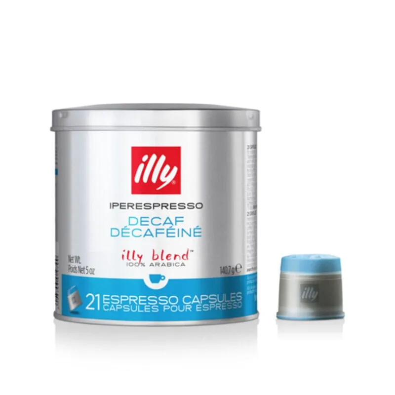 Illy Iperespresso Capsules Decaf Classico Medium Espresso Coffee (21 Ct. Tin)