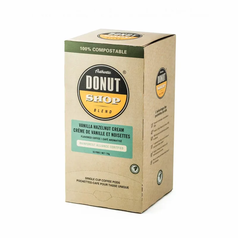Authentic Donut Shop Vanilla Hazelnut Cream Pods