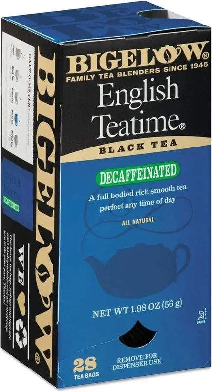 Bigelow Decaf English Tea-Time Tea Bags (28 Pack)