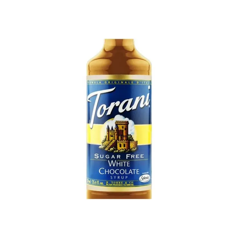 Torani Sugar-Free White Chocolate Syrup (750ml)
