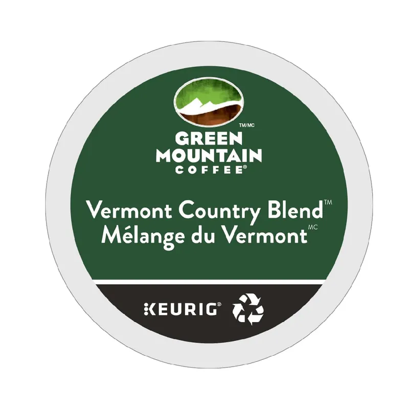Green Mountain Vermont Country Blend K-Cup® Recyclable Pods (Box of 24)