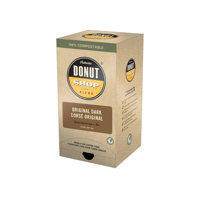 Authentic Donut Shop Blend Dark Roast Pods