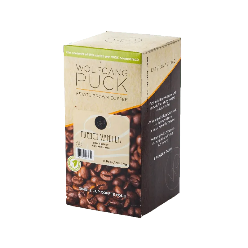 Wolfgang Puck French Vanilla Coffee Pods
