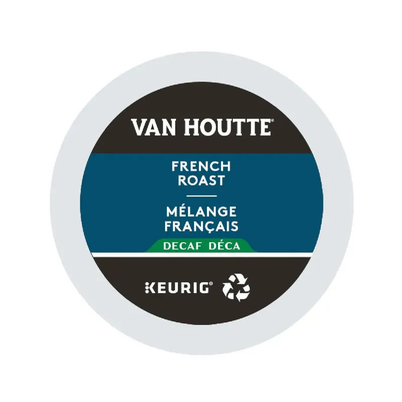 Van Houtte Decaf. French Roast K-Cup® Recyclable Pods (Case of 96)