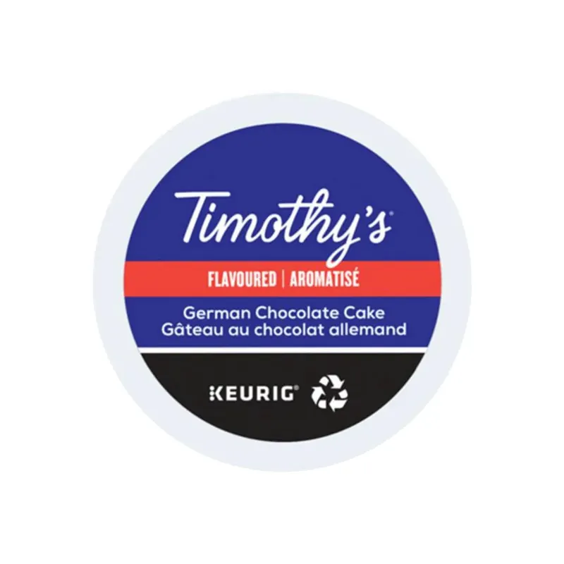 Timothy‘s German Chocolate Cake K-Cup® Pods (Case of 96)