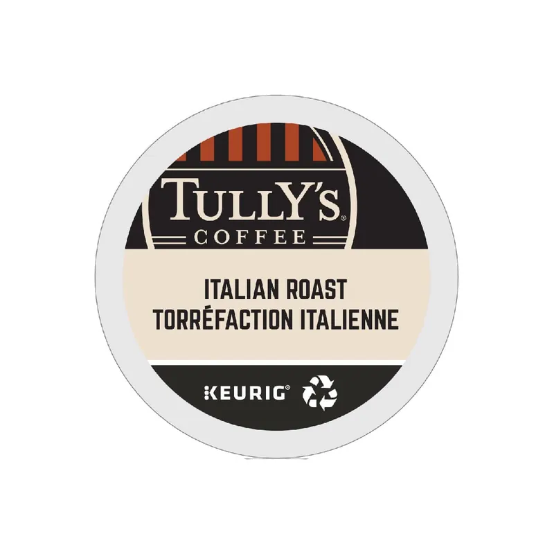 Tully‘s Italian Roast K-Cup® Recyclable Pods (Case of 96)