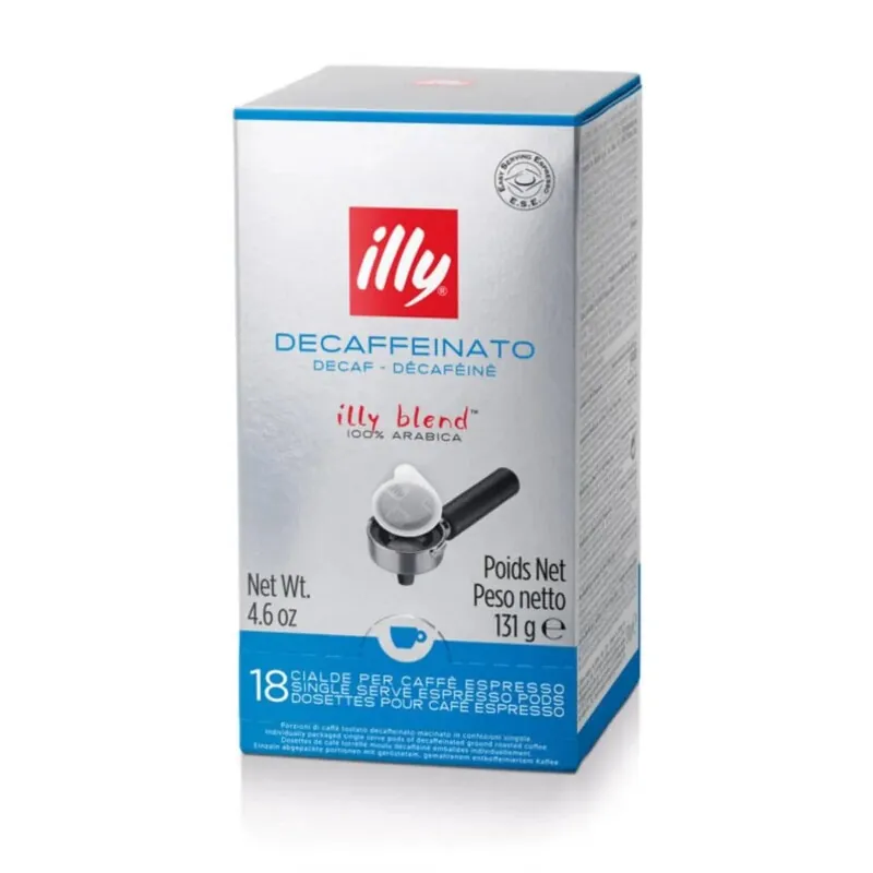 Illy E.S.E. Pods Decaffeinated (Box of 18)