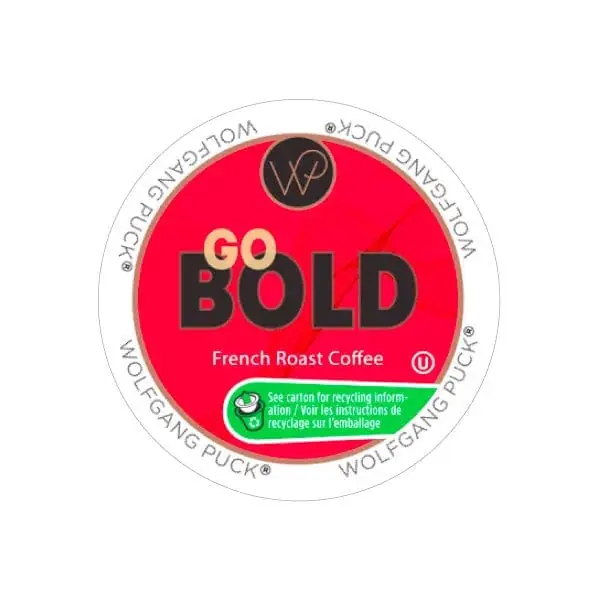 Wolfgang Puck Go Bold Single Serve Coffee Pods (Case of 96)