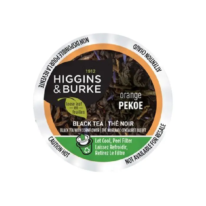 Higgins & Burke Orange Pekoe Single Serve Pods (Box of 24)