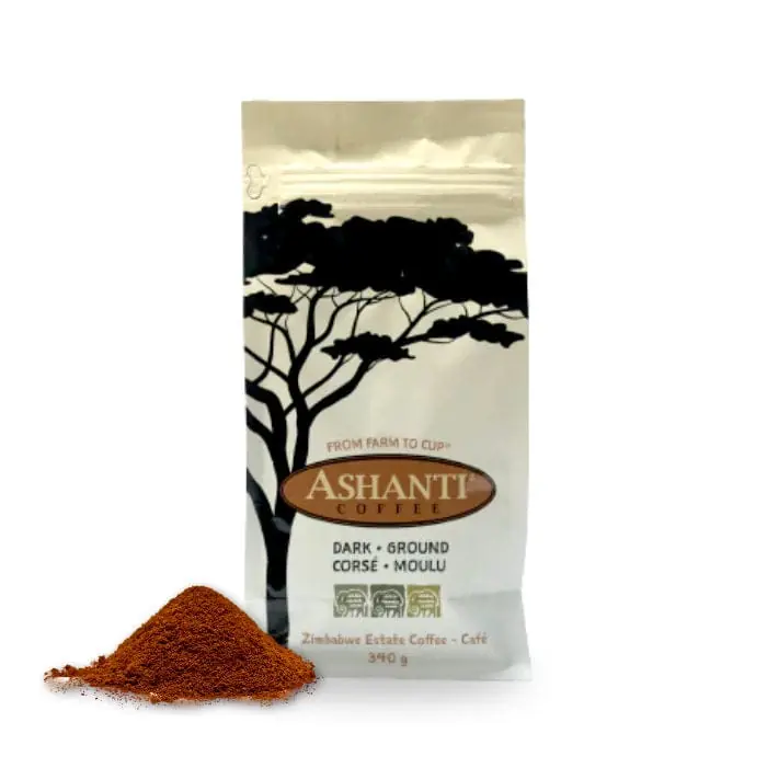 Ashanti Artisan Coffee African Dark Roast Ground Coffee (340g)
