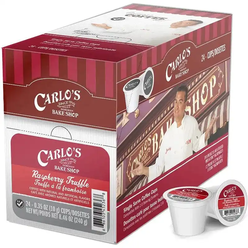 Cake Boss Raspberry Truffle Single-Serve Coffee Pods (Case of 96)