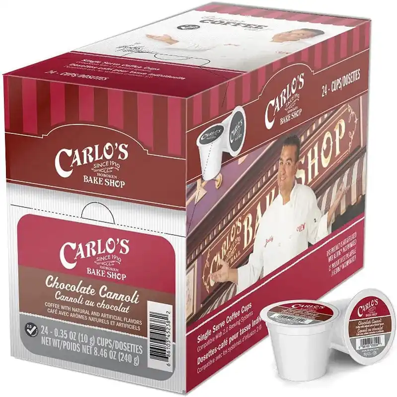 Cake Boss Chocolate Cannoli Single-Serve Coffee Pods (Case of 96)