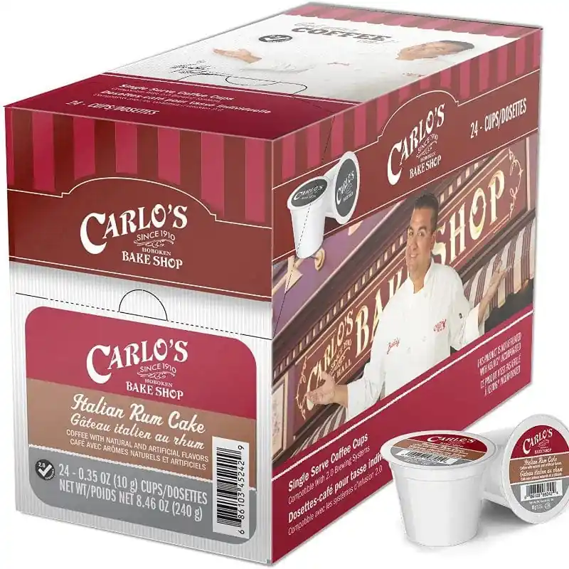 Cake Boss Italian Rum Cake Single-Serve Coffee Pods (Case of 96)