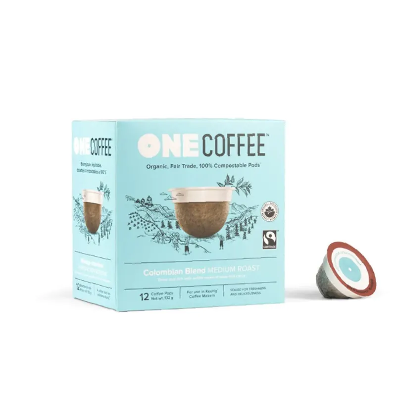 OneCoffee Colombian Blend Single-Serve Pods (Box of 18)