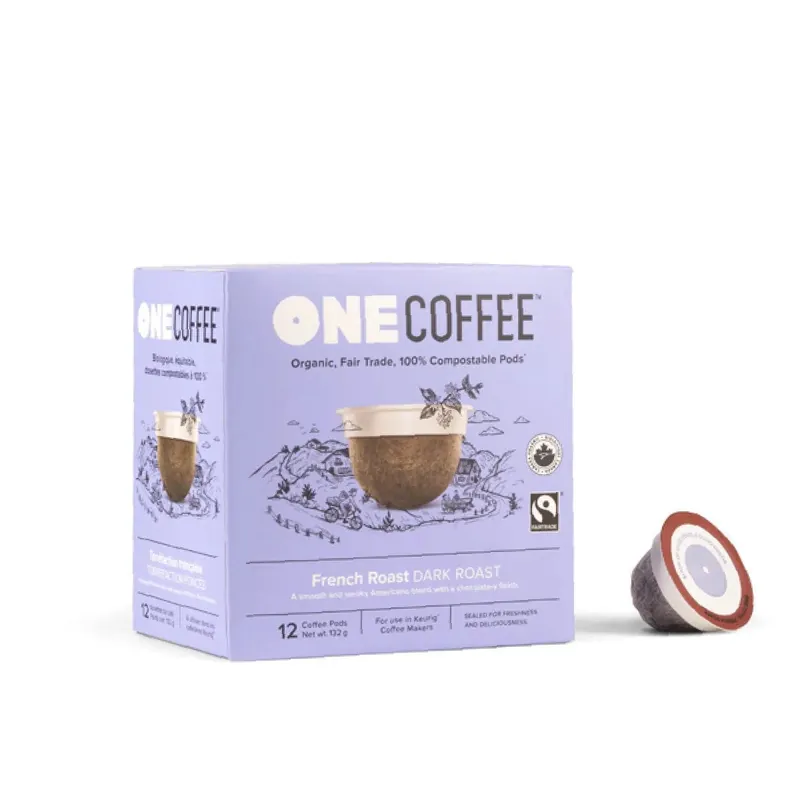 OneCoffee French Roast Single-Serve Pods (Box of 18)