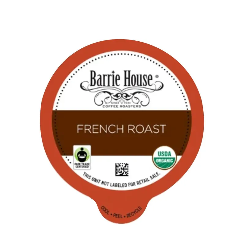Barrie House Fair Trade French Roast Single-Serve Coffee Pods (Box of 24)