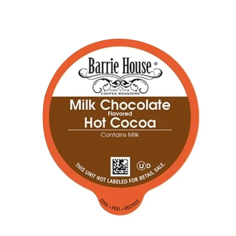 Barrie House Milk Chocolate Hot Cocoa Single-Serve Pods (Box of 24)