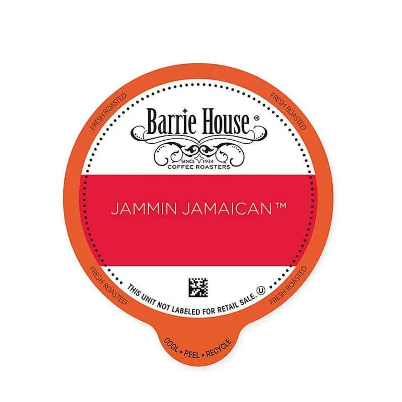 Barrie House Fair Trade Jammin Jamaican Single-Serve Coffee Pods (Box of 24)