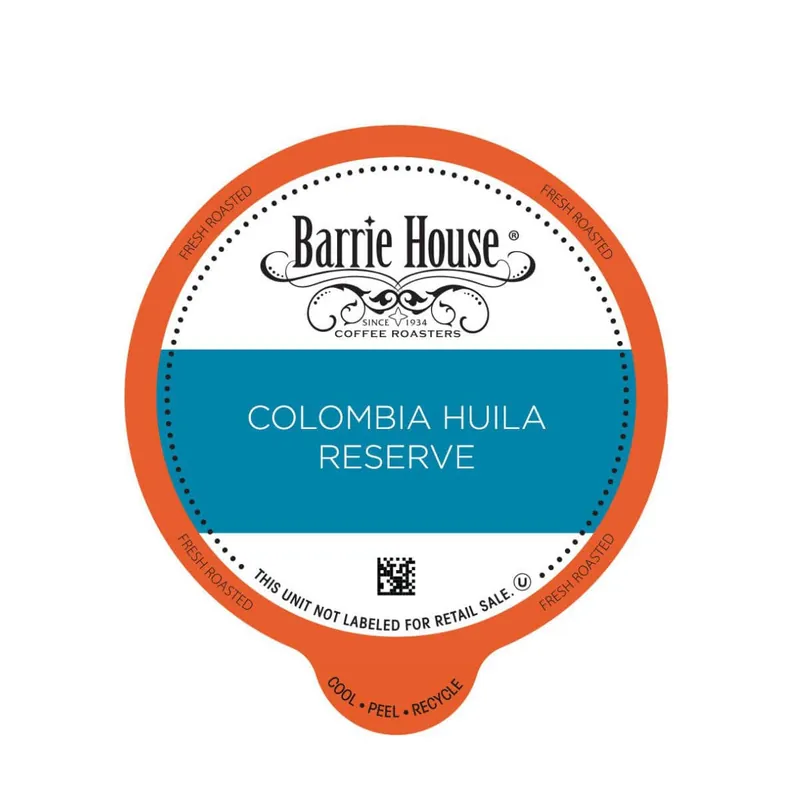 Barrie House Colombia Huila Reserve Single-Serve Coffee Pods (Case of 96)