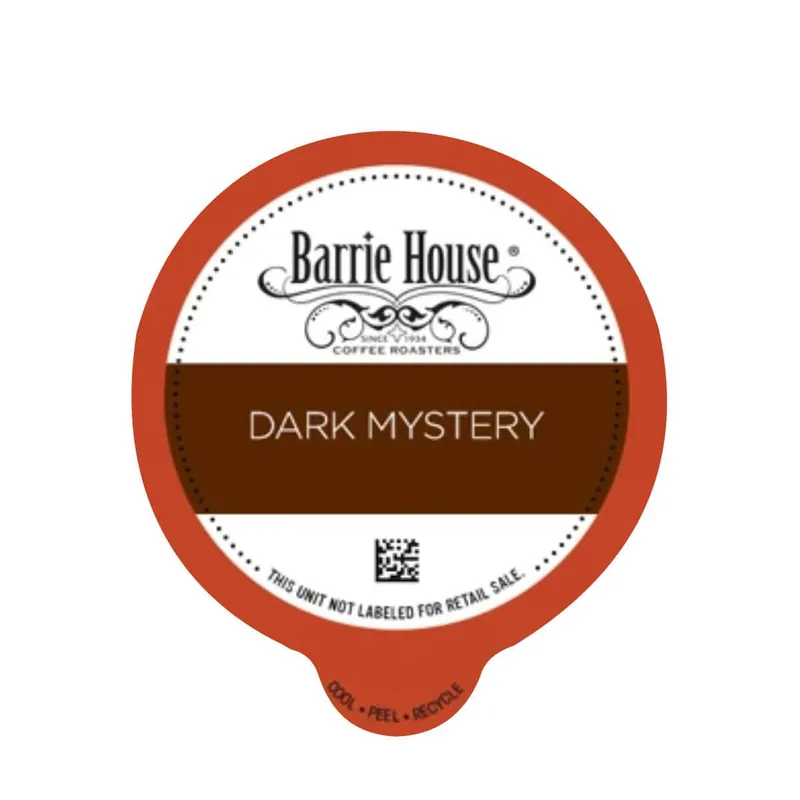 Barrie House Dark Mystery Single-Serve Coffee Pods (Case of 96)