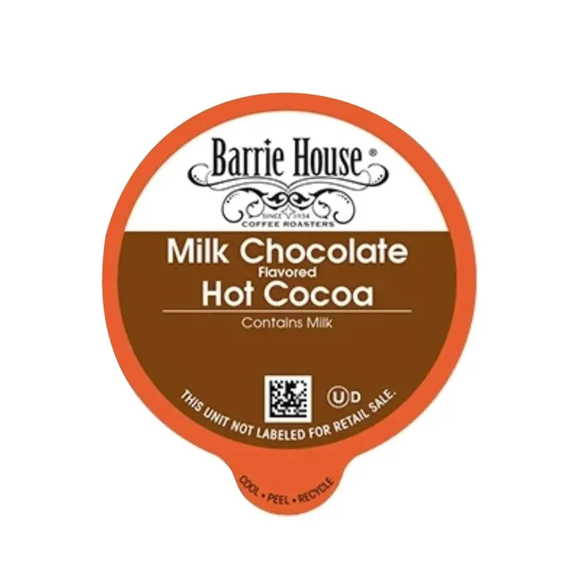 Barrie House Milk Chocolate Hot Cocoa Single-Serve Pods (Case of 96)