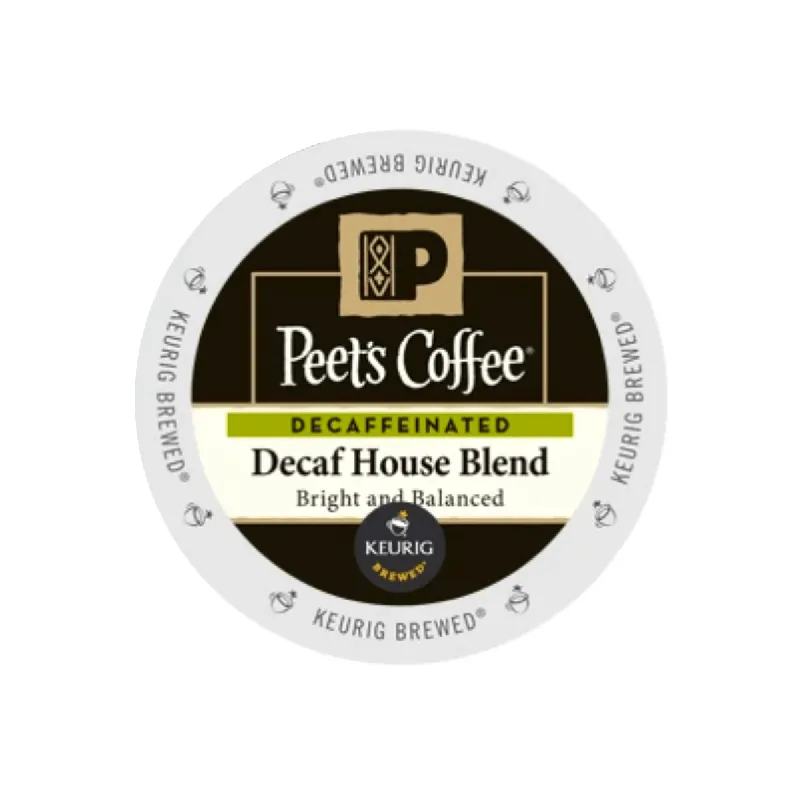 Peet‘s Coffee Decaf House Blend K-Cup® Pods (Box of 10)