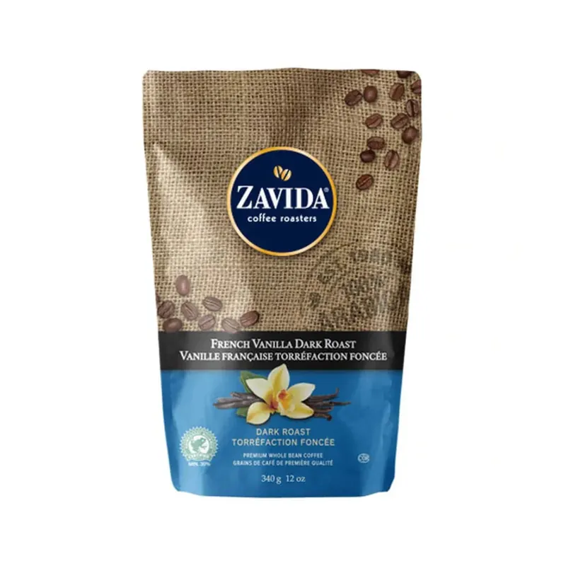 Zavida French Vanilla Dark Roast Whole Bean Coffee (12 oz.)