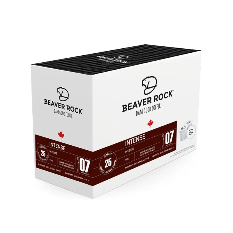 Beaver Rock Intense Single-Serve Coffee Pods (Case of 100)