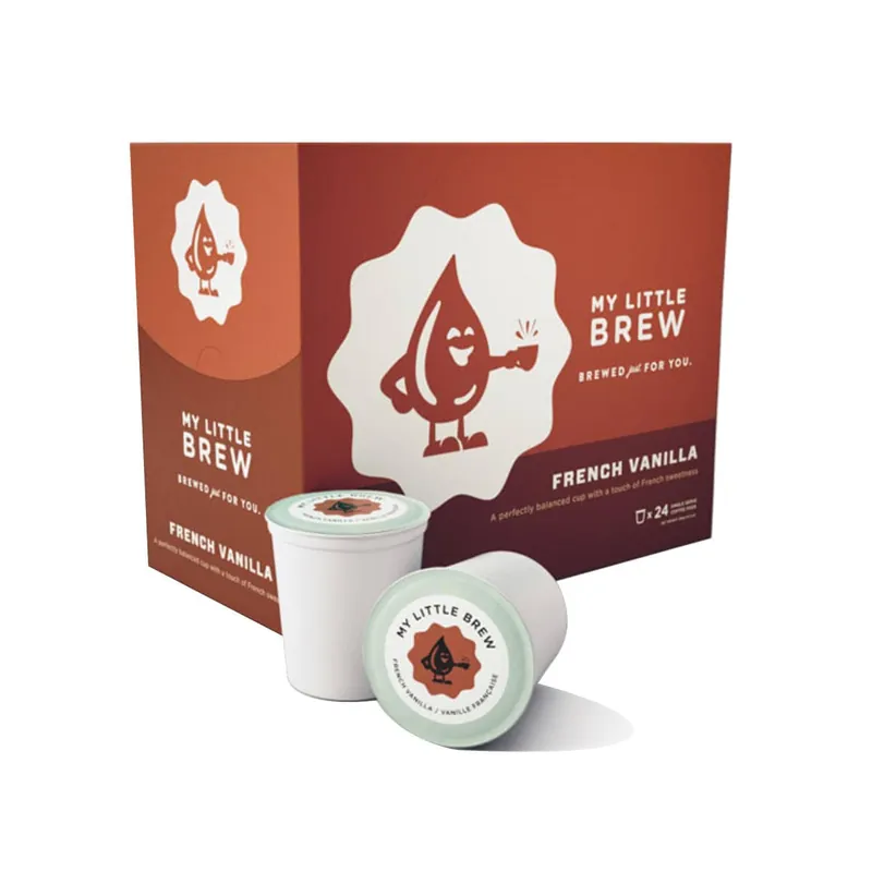 My Little Brew French Vanilla Single-Serve Coffee Pods (Box of 24)