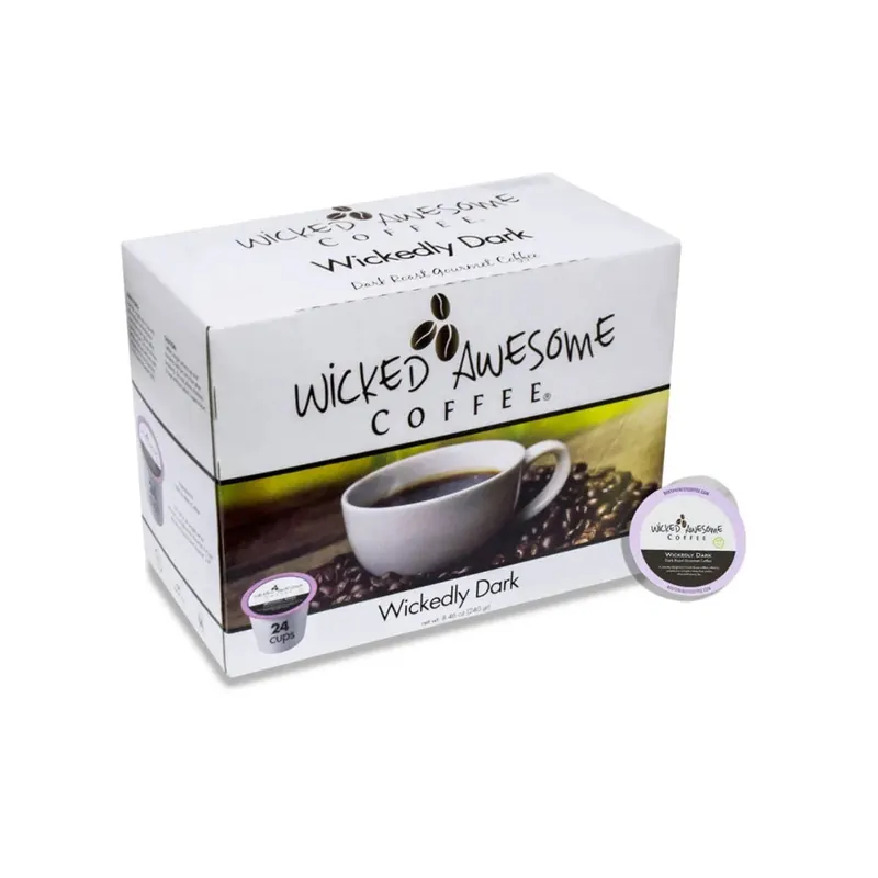 Wicked Awesome‘s Dark Single-Serve Coffee Pods (Box of 24)