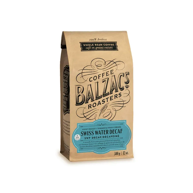 Balzac‘s Decaf Swiss Water Process Whole Bean Coffee (0.75 lb)