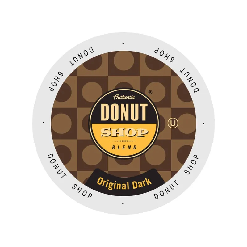 Authentic Donut Shop Original Dark Roast Single-Serve Coffee Pods (Case of 96)