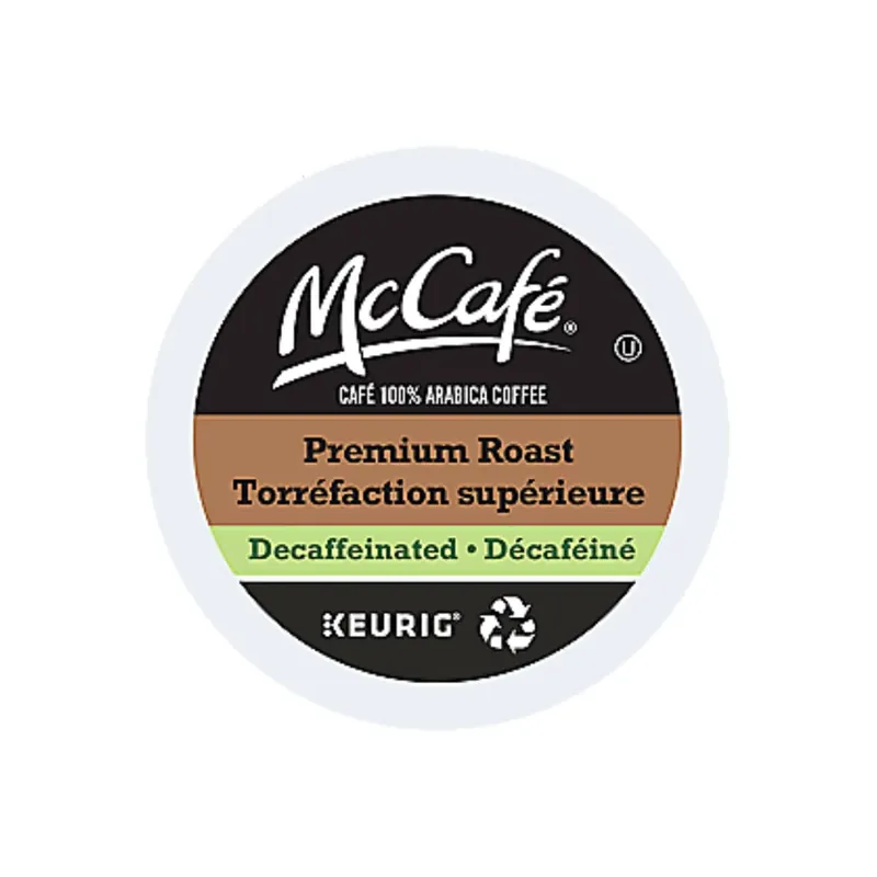 McCafe Decaf Premium Roast K-Cup® Recyclable Pods (Case of 96)
